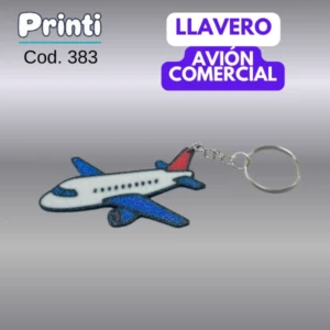 Llavero - Avión comercial (383-3)