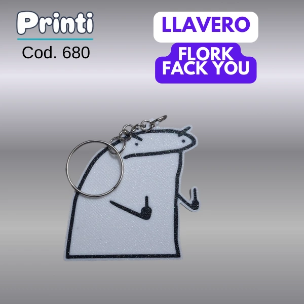 Llavero - Flork Fack you (680-3)
