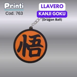 Llavero - Kanji Goku (Dragon Ball) (763-3)