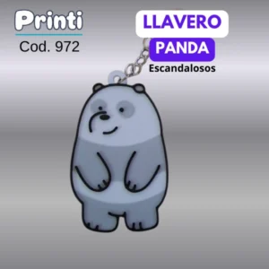 Llavero - Panda (Escandalosos) (972-3)