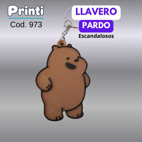 Llavero - Pardo (Escandalosos) (973-3)
