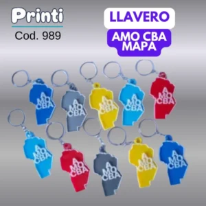 Llavero - Amo Cba Mapa (989-3)